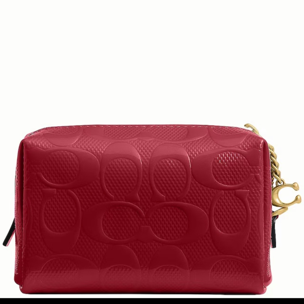 Coach Red Patent Signature
Cosmetic Case - Picture 2 of 8